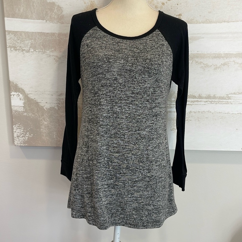 Long Sleeve Soft Top with elbow patches
